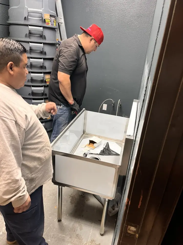 Commercial plumbing and sink installation in Viola Woods